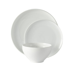 Better Homes & Gardens Vivian 12 Piece Porcelain Dinnerware Set