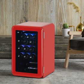 Countertop Wine Cooler with Compressor System and Digital Temperature Control - UV-Protective Finish, Holds 24 Standard Bottles