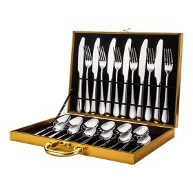 High-end tableware 24 piece set (Option: Primary color)