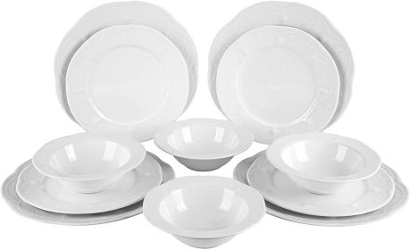 Fulya 12 Pieces Dinnerware Set (Color: as Pic)